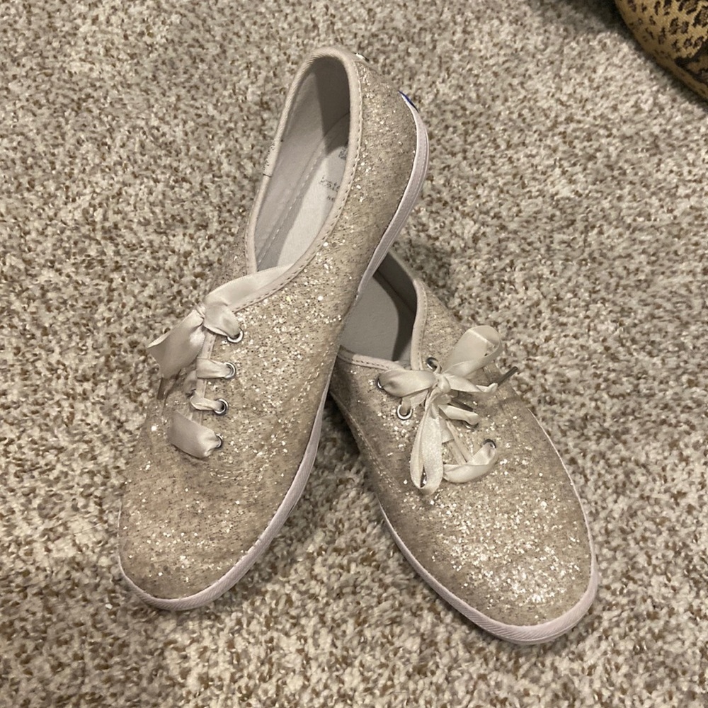 Kate Spade White Keds